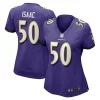 Adisa Isaac Baltimore Ravens Nike Women's Game Jersey Impressive Purple