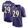 Ar'Darius Washington Terrific Baltimore Ravens Nike Player Game Jersey Purple