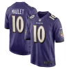 Arthur Maulet Baltimore Ravens Splendid Nike Game Jersey Purple