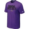 Baltimore Admirable Ravens Just Do It Purple T Shirt