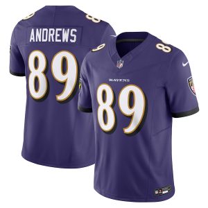 Baltimore Glamorous Ravens #89 Mark Andrews Men's Purple Vapor F.U.S.E. Limited Jersey