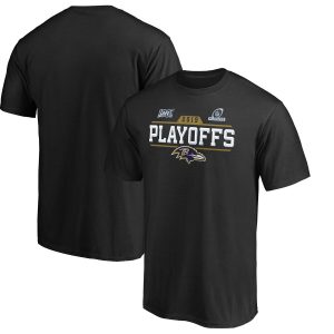 Baltimore Ravens 2019 NFL Playoffs Bound Chip Shot T Shirt Premium - grade Black