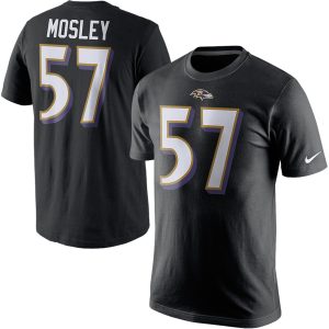 Baltimore Ravens #57 C.J. Mosley Player Pride Name & Number Amazing T Shirt Black
