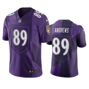 Baltimore Ravens #89 Mark Andrews Purple Vapor Stylish Limited City Edition NFL Jersey