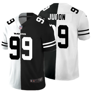 Baltimore Ravens #99 Matthew Judon Men's Black V White Peace Split Vapor Untouchable Exceptional Limited NFL Jersey
