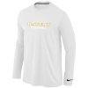 Baltimore Ravens Authentic Font Long Sleeve Splendid T Shirt White