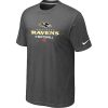 Baltimore Ravens Big & Tall Critical Striking Victory NFL T Shirt Dark Grey