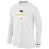 Baltimore Ravens Critical Victory Long Sleeve Stunning T Shirt White