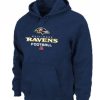 Baltimore Ravens Critical Victory Pullover Marvelous Hoodie Dark Blue