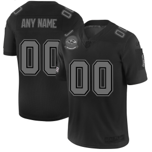 Baltimore Ravens Custom Men's Black 2019 Salute to Unique Service Limited Stitched NFL Jersey