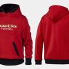 Baltimore Ravens English Version Pullover Hoodie Red & Gorgeous Black