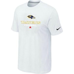 Baltimore Ravens Fabulous Big & Tall Critical Victory NFL T Shirt White