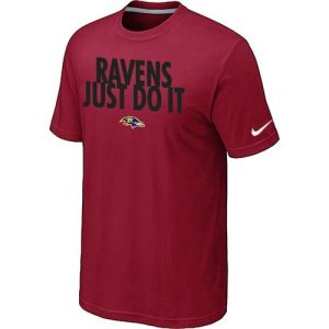 Baltimore Ravens Just Do It Captivating Red T Shirt