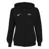 Baltimore Ravens Ladies Tailgater Full Alluring Zip Hoodie Black