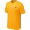 Baltimore Ravens Luxurious Chest Embroidered Logo T Shirt Yellow