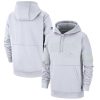 Baltimore Ravens NFL 100 2019 Sideline Platinum Therma Pullover Hoodie White Refined
