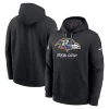 Baltimore Ravens Nike 2024 NFL Captivating Crucial Catch Club Pullover Hoodie Black