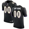 Baltimore Ravens Notable Nike Speed Machine Elite Custom Jersey Black