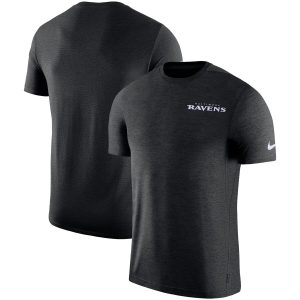 Baltimore Ravens On Field Coaches UV Premium Performance T Shirt Black