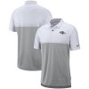 Baltimore Ravens Sideline Early Season Performance Polo Magnificent White Gray