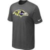 Baltimore Ravens Sideline Legend Authentic Logo Dri FIT NFL T Fabulous Shirt Crow Grey