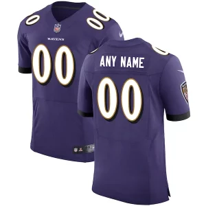 Baltimore Ravens Superb Nike Speed Machine Custom Elite Jersey Purple