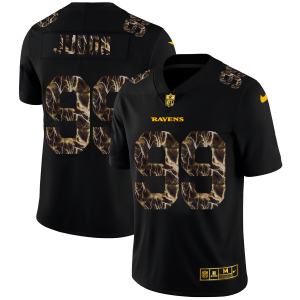 Baltimore Sophisticated Ravens #99 Matthew Judon Men's Black Flocked Lightning Vapor Limited NFL Jersey