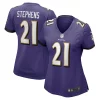 Brandon Stephens Baltimore Ravens Exceptional Nike Women's Game Jersey Purple