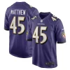 Christian Matthew Baltimore Outstanding Ravens Nike Team Game Jersey Purple