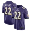 Damarion Williams Baltimore Ravens Outstanding Nike Player Game Jersey Purple