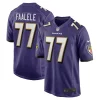 Daniel Faalele Baltimore Ravens Nike Player Game Jersey Purple Exceptional