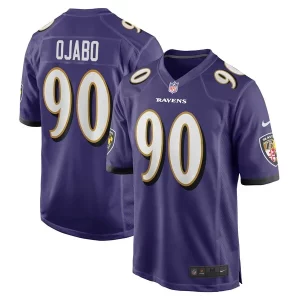 David Ojabo Baltimore Ravens Nike Player Glamorous Game Jersey Purple