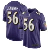 Deion Jennings Baltimore Ravens Nike Team Game Stylish Jersey Purple