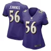 Deion Top - notch Jennings Baltimore Ravens Nike Women's Game Jersey Purple