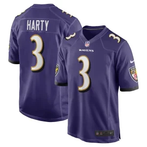 Deonte Harty Baltimore Ravens Nike Delightful Team Game Jersey Purple