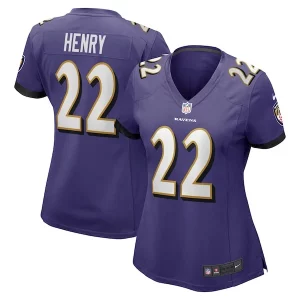 Derrick Henry Baltimore Ravens Nike Women's Game Player Marvelous Jersey Purple