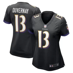Devin Duvernay Baltimore Ravens Nike Women's Game Player Outstanding Jersey Black