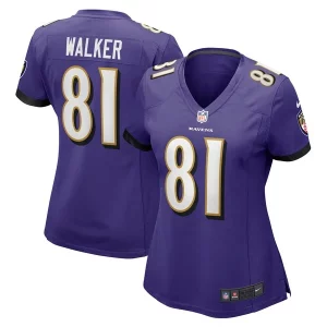 Devontez Walker Baltimore Ravens Nike Women's Game Delightful Jersey Purple