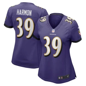 Duron Harmon Baltimore Ravens Distinguished Nike Women's Game Jersey Purple