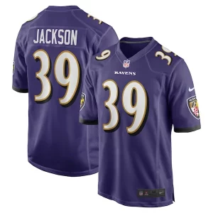 Eddie Jackson Baltimore Ravens Nike Team Game Jersey Impressive Purple