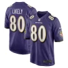 Isaiah Likely Baltimore Ravens Nike Sophisticated Player Game Jersey Purple