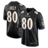 Isaiah Likely Baltimore Superior Ravens Nike Alternate Game Jersey Black