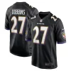 J.K. Dobbins Dashing Baltimore Ravens Nike Game Jersey Black