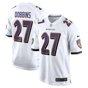 J.K. Dobbins Fabulous Baltimore Ravens Nike Game Jersey White