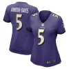 Jalyn Armour Davis Baltimore Ravens Nike Women's Game Player Jersey Purple Captivating