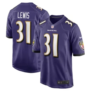 Jamal Exceptional Lewis Baltimore Ravens Nike Retired Player Game Jersey Purple