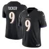 Justin Tucker Admirable Baltimore Ravens Nike Vapor F.U.S.E. Limited Jersey Black