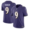 Justin Tucker Prime Baltimore Ravens Nike Vapor F.U.S.E. Limited Jersey Purple