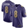 Lamar Captivating Jackson Baltimore Ravens Nike Alternate Game Jersey Purple