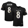 Lamar Distinguished Jackson Baltimore Ravens Preschool Replica Player Jersey Black